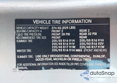 2002 Mercedes-Benz C 230 from USA, damaged, VIN WDBRN47J72A348064